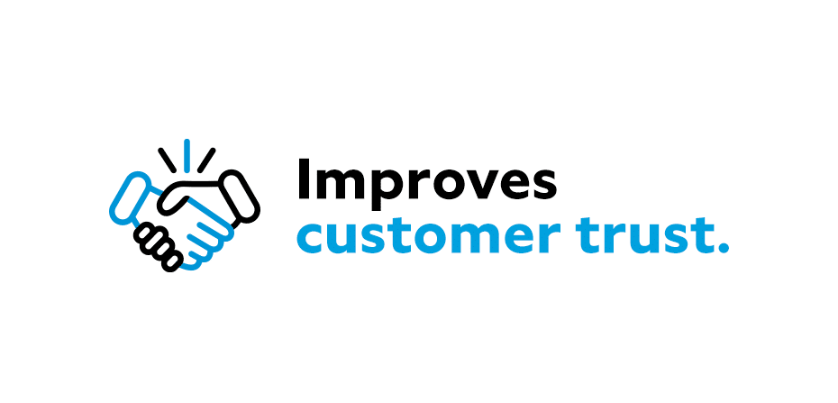 improves customer trust graphic