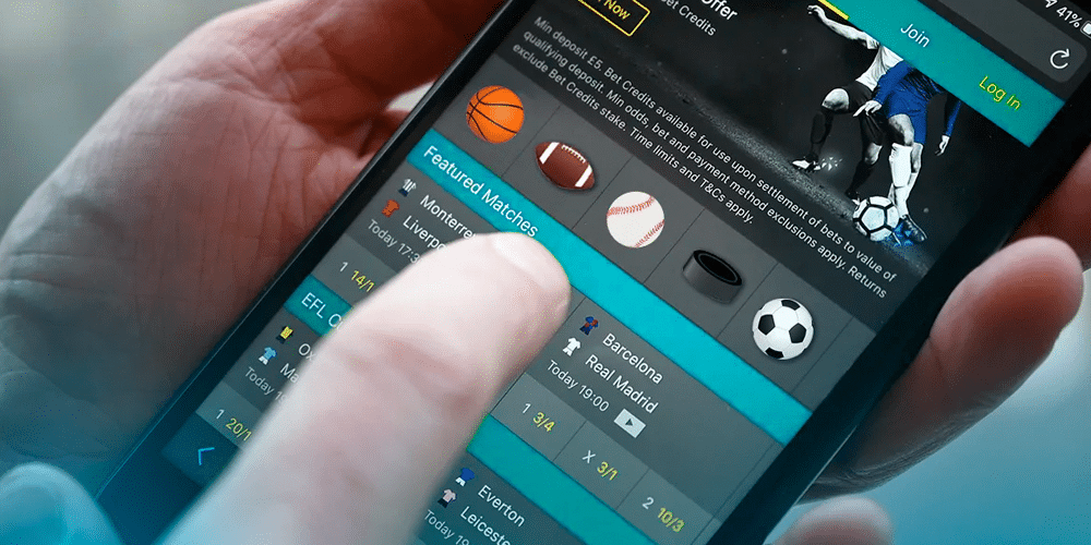 betting on mobile phone