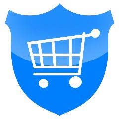 Shield with Shopping Cart